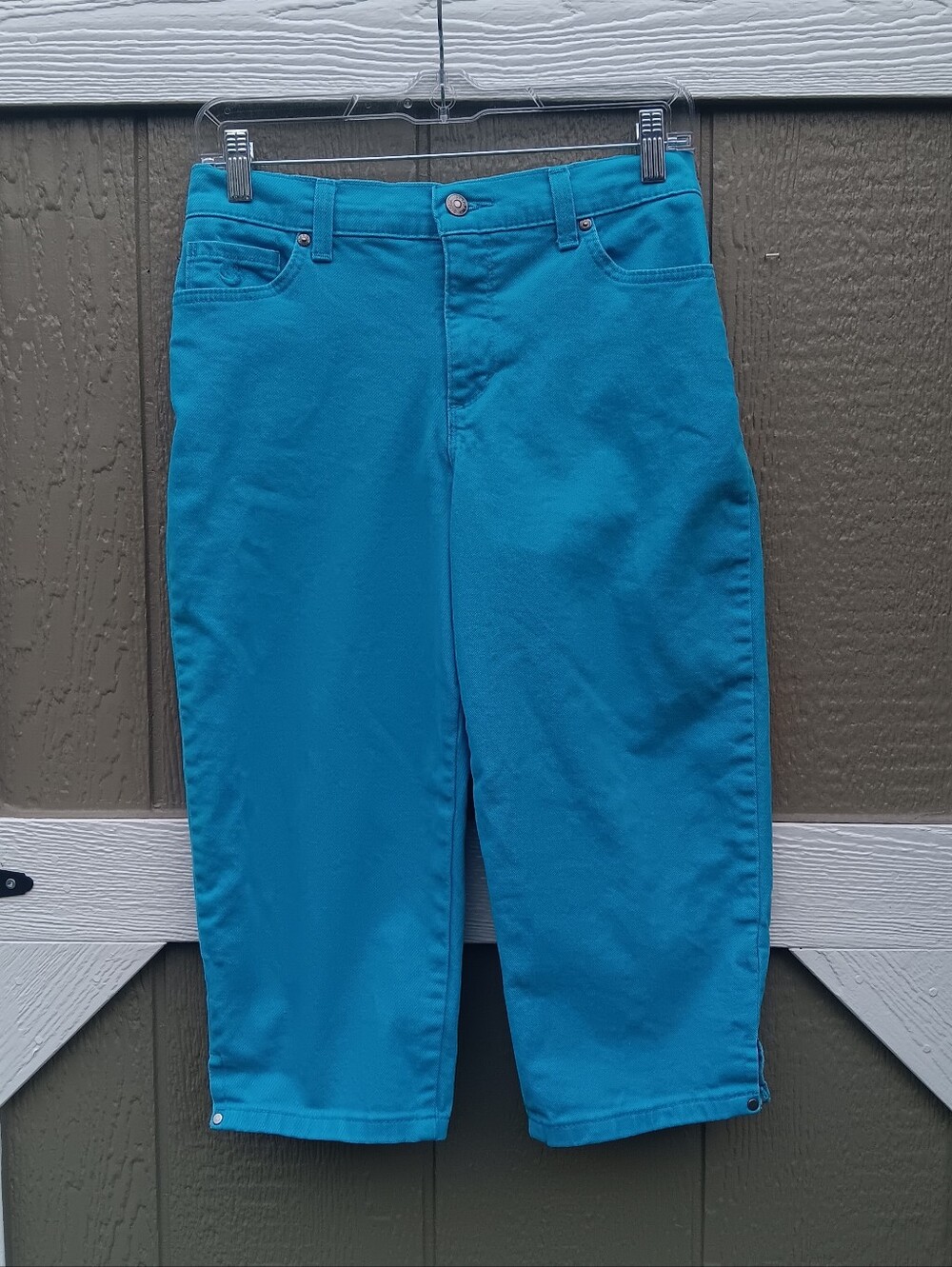 Gloria Vanderbilt Blue Amanda Capri Jeans All-Around Slimming Effect Size 6P